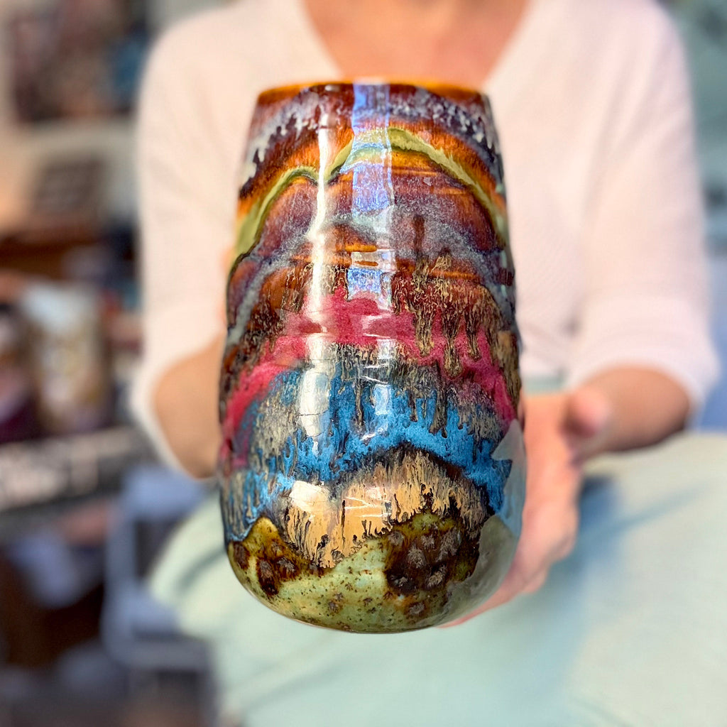 01-A+ New Earth Swirly Mug - TOP SHELF NEXT LEVEL, 30 oz.