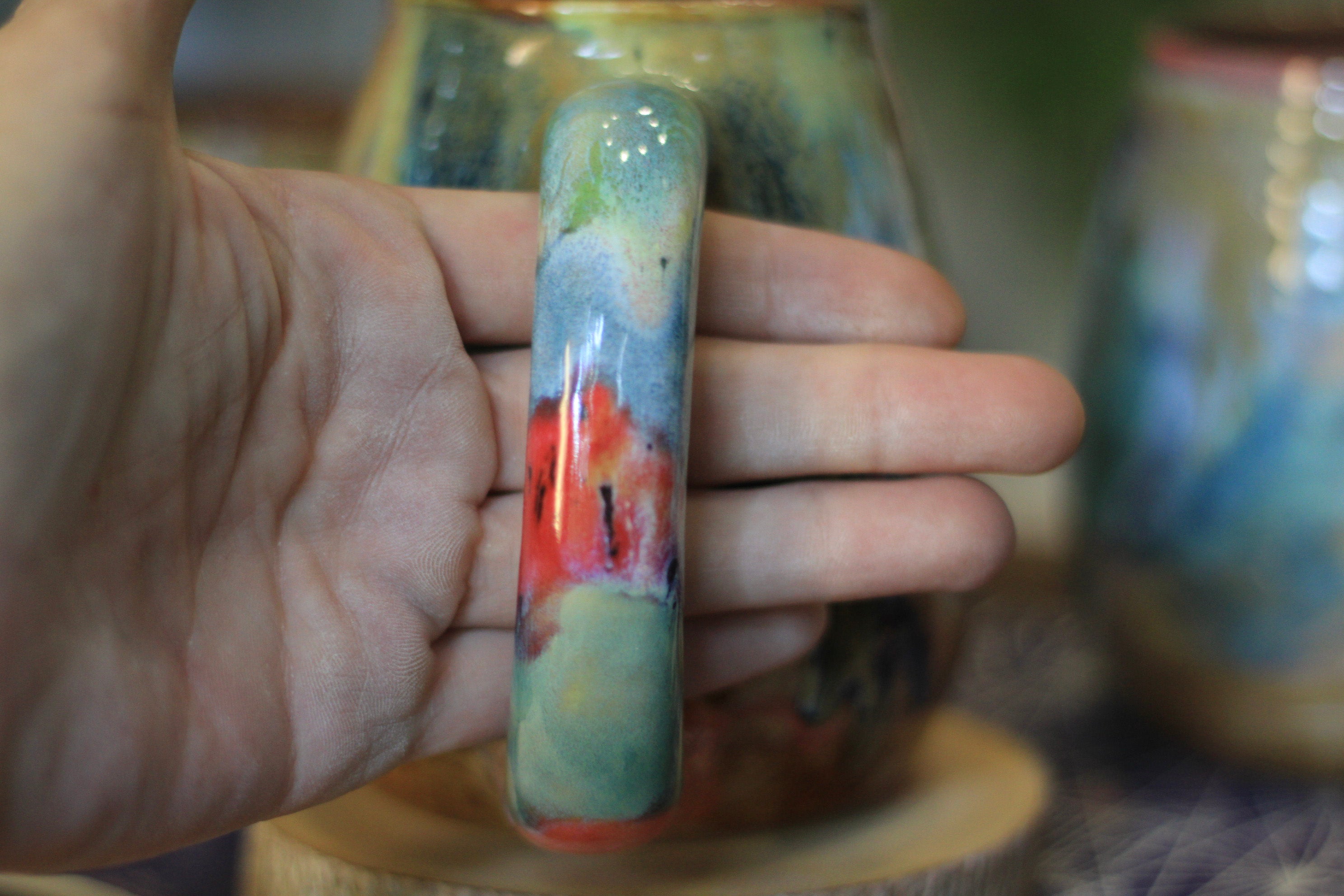 01-F 'FLOW' Textured Mug, 18 oz. (This listing is for one mug)