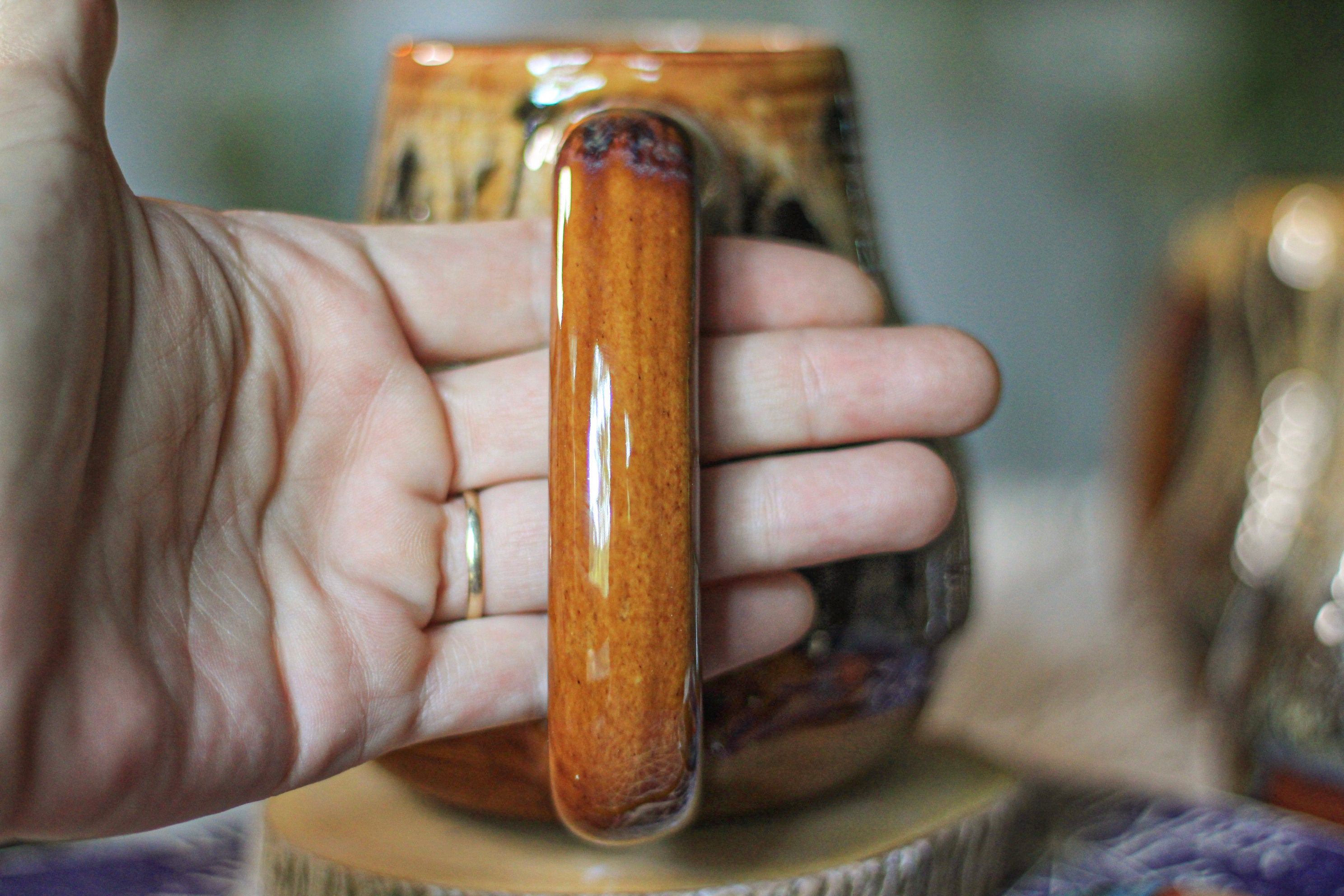 01-E Honey Bear Textured Mug, 19 oz. (This listing is for one mug)