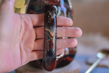 Load image into Gallery viewer, 04-D Scarlet Grotto Variation Barely Flared Textured Divot Mug - TOP SHELF MISFIT, 22 oz.