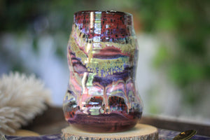 03-C Purple  PROTOTYPE Textured Divot 'Cuddle' Mug, 19 oz.