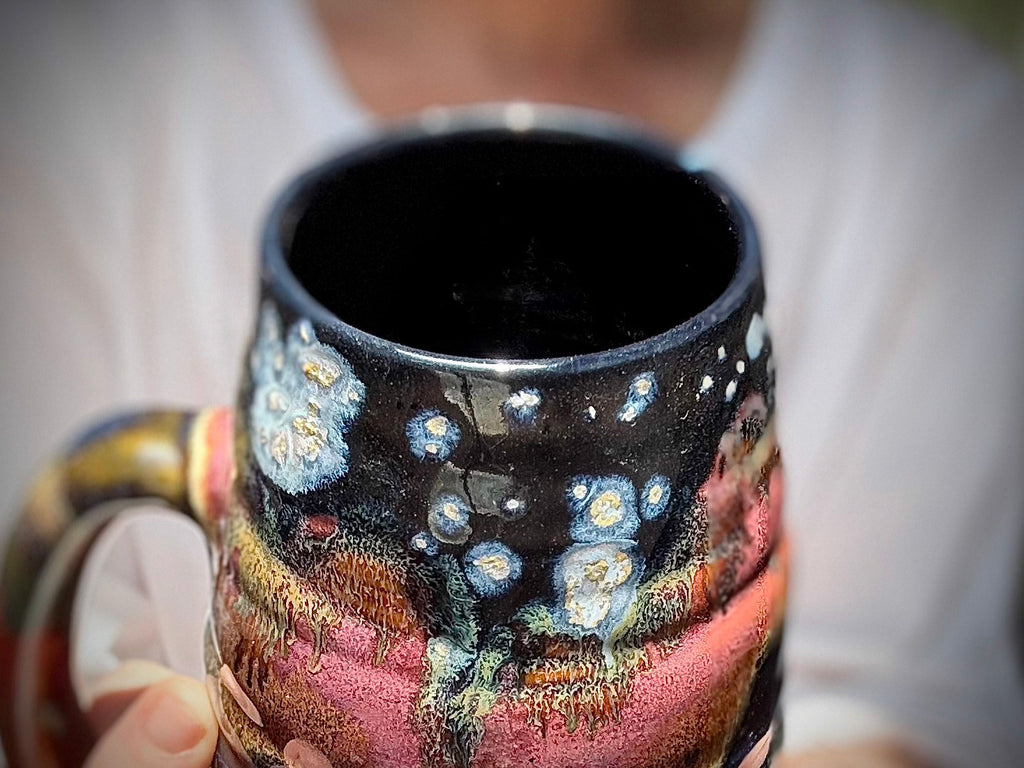04-B Starry Night Swirly Mug - TOP SHELF, 28 oz.