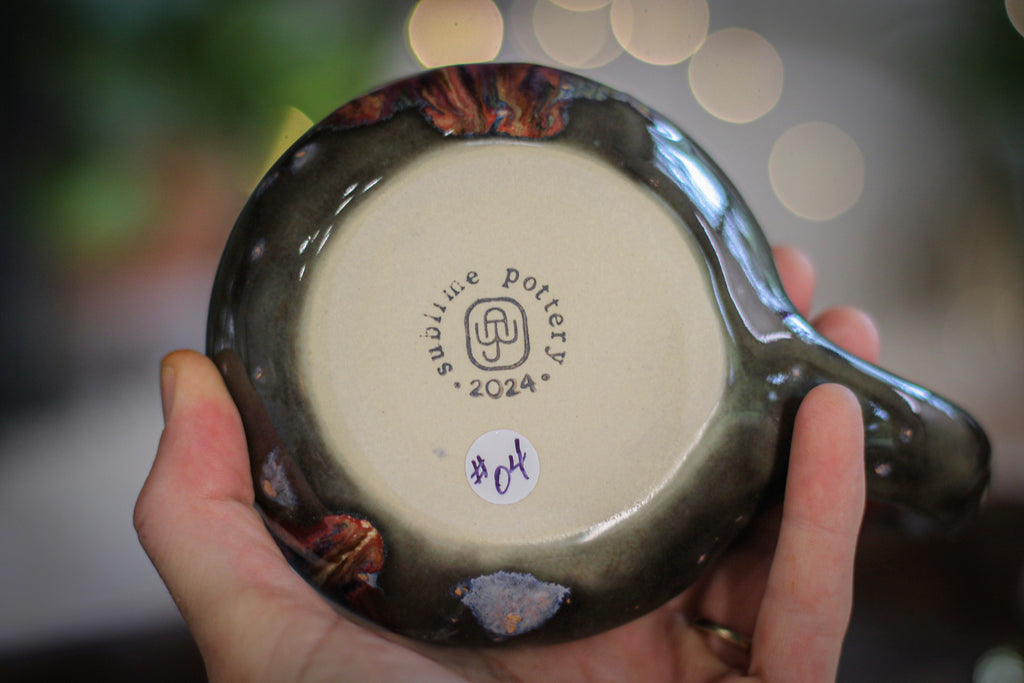 04-B Molten Strata Variation Gourd Mug - TOP SHELF, 19 oz.
