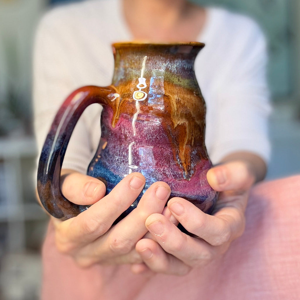 04-C Earthy Rainbow Cuddle Mug, 26 oz.