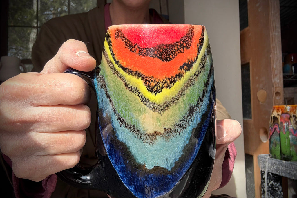 04-D Rainbow Family Mug, 24 oz.