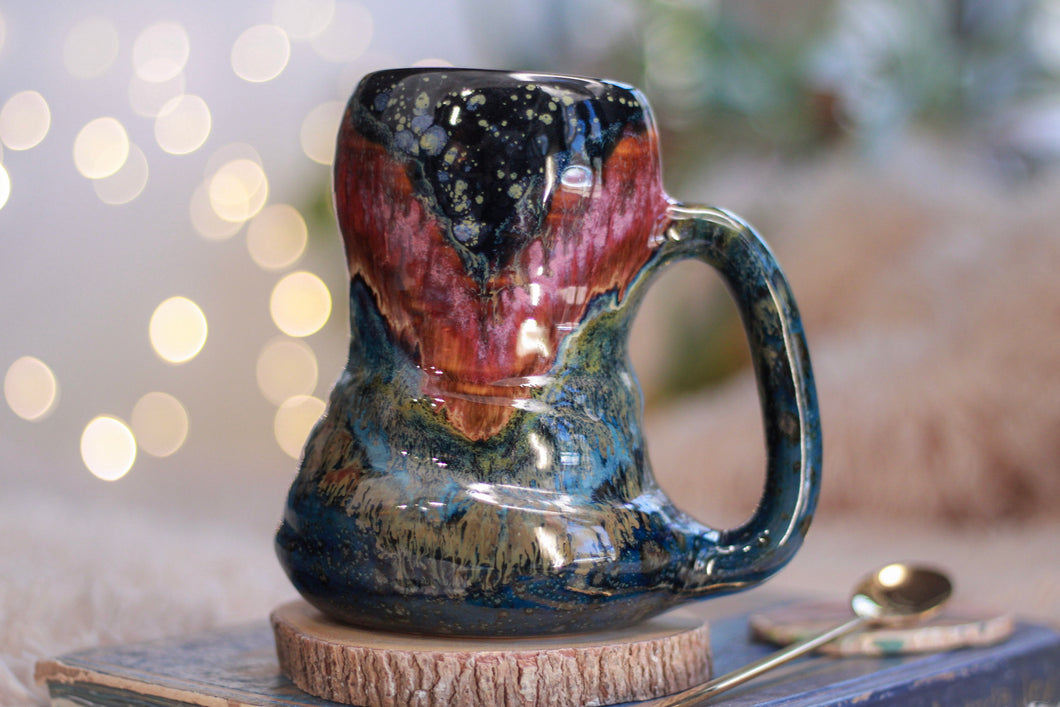 05-B Starry Night Textured Mug, 20 oz.