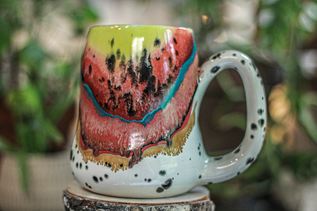 05-B Desert Rainbow Gourd Mug, 22 oz.