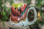 05-B Desert Rainbow Gourd Mug, 22 oz.