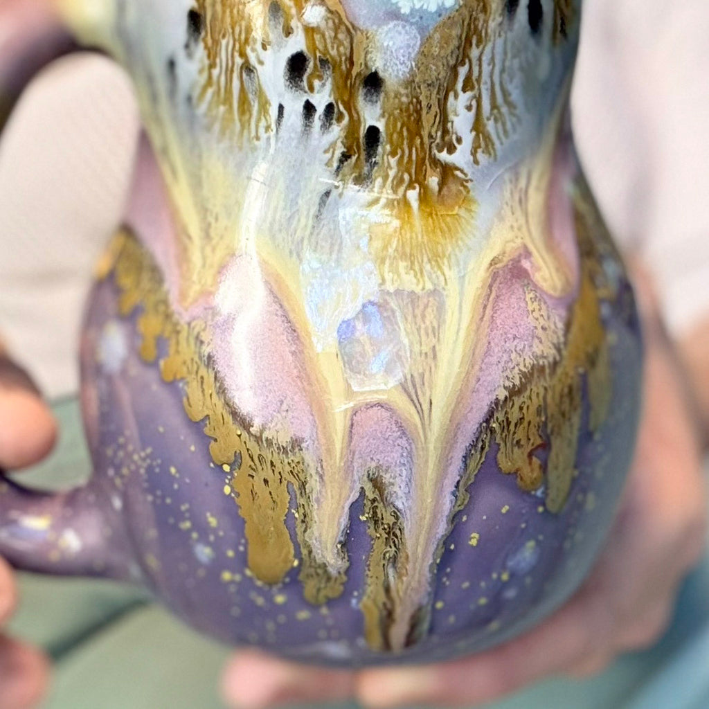 04-B Lavender Fields Curvy Mug, TOP SHELF - 25 oz.