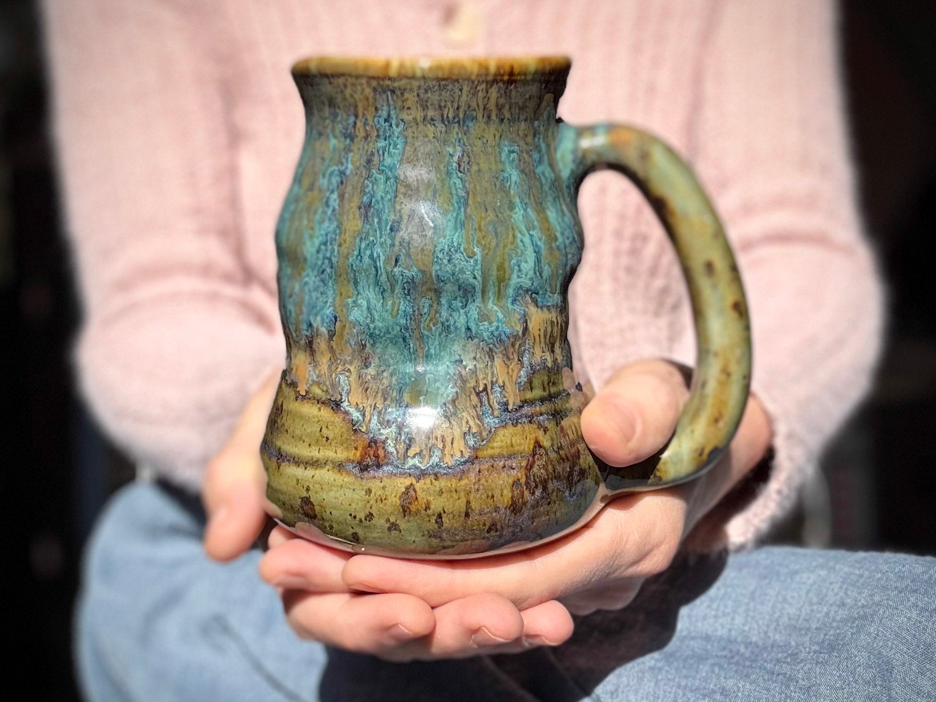05-E Spanish Moss Cuddle Mug, 18 oz.
