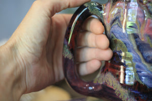 03-C Purple  PROTOTYPE Textured Divot 'Cuddle' Mug, 19 oz.