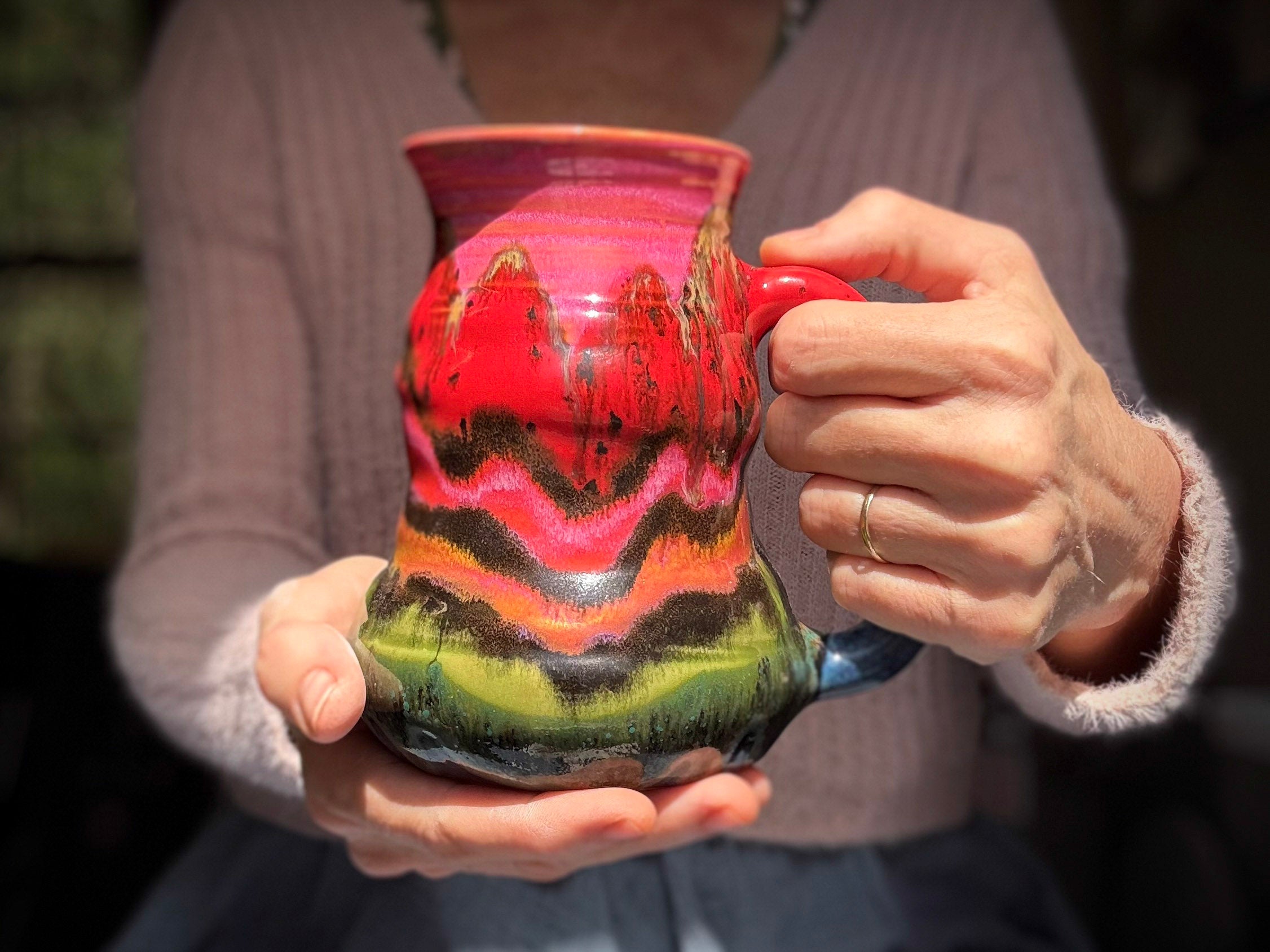 05-A Rainbow Family Variation Cuddle Mug - TOP SHELF, 23 oz.