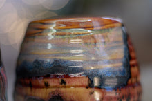 Load image into Gallery viewer, 04-B Amber 'FLOW' Variation Textured DAD Mug - MINOR MISFIT, 18 oz. - 10% off (This listing is for one mug)