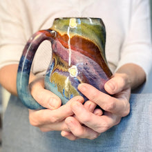 Load image into Gallery viewer, 05-C Midnight Rainbow Gourd Mug, TOP SHELF - 24 oz.