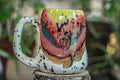 05-B Desert Rainbow Gourd Mug, 22 oz.
