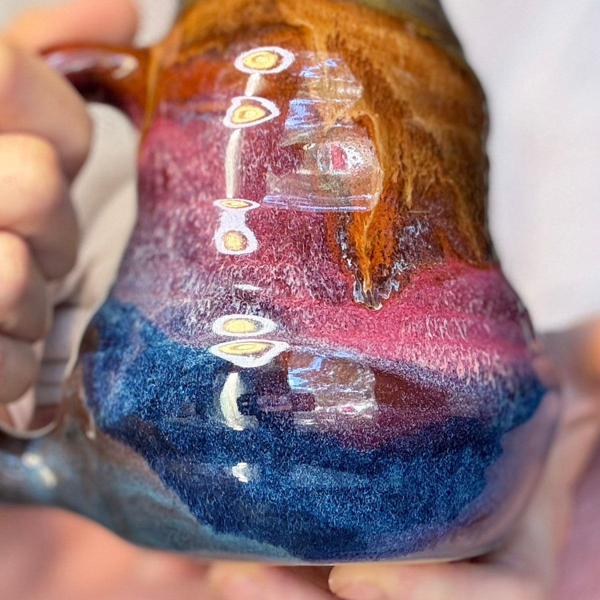 04-C Earthy Rainbow Cuddle Mug, 26 oz.
