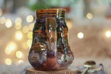 Load image into Gallery viewer, 04-C Rainbow Cavern Textured Divot Mug - TOP SHELF MISFIT, 16 oz.