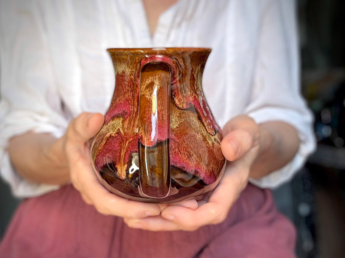 05-D Molten Grotto Textured Flared Mug, 21 oz.