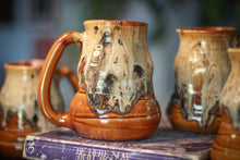 Load image into Gallery viewer, 05-F Caramel Barely Flared Textured Divot Mug, 18 oz. (This listing is for one mug)