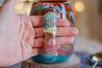03-B Turquoise 'FLOW' Mug - TOP SHELF, 17 oz.