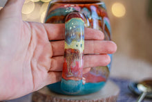 Load image into Gallery viewer, 03-B Turquoise 'FLOW' Mug - TOP SHELF, 17 oz.