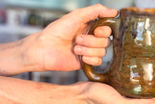 Load image into Gallery viewer, 09-G Brown PROTOTYPE Textured Divot Mug, 20 oz.