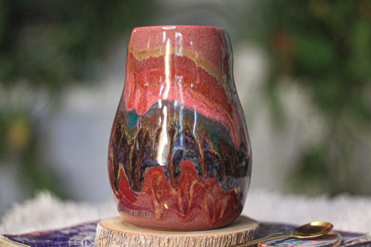 03-E Earthy Mauve 'FLOW' PROTOTYPE  Mug, 22 oz.