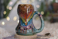 05-B Magenta Haze Textured Gourd Mug - TOP SHELF, 22 oz.
