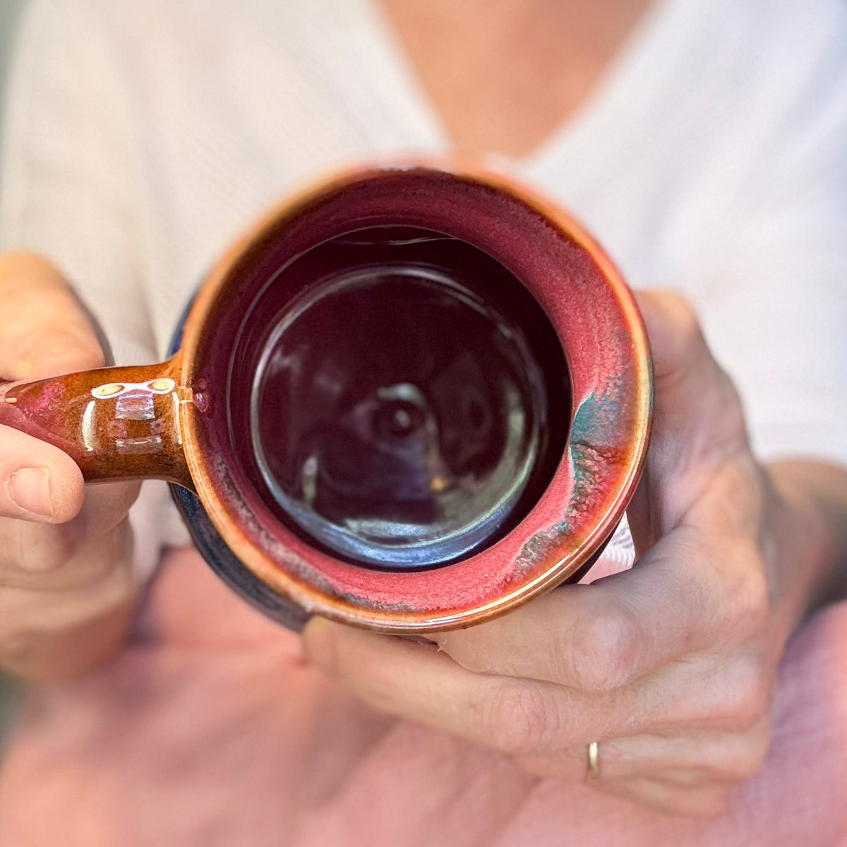 04-C Earthy Rainbow Cuddle Mug, 26 oz.