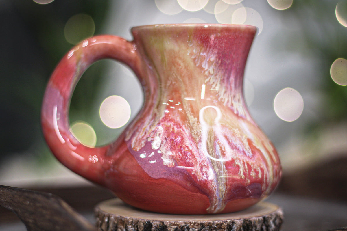 06-E Pink EXPERIMENT Barely Flared Mug, 14 oz.