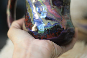 03-C Purple  PROTOTYPE Textured Divot 'Cuddle' Mug, 19 oz.