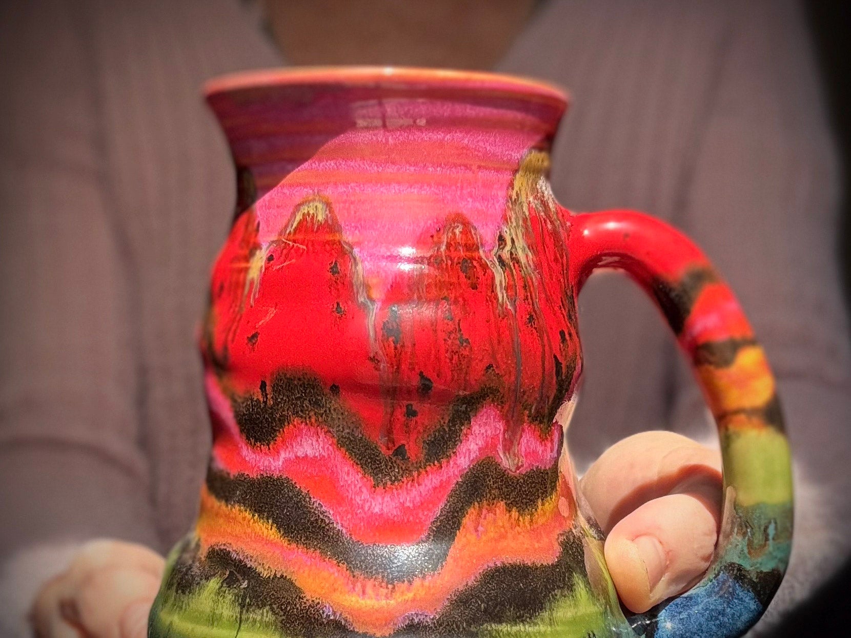 05-A Rainbow Family Variation Cuddle Mug - TOP SHELF, 23 oz.