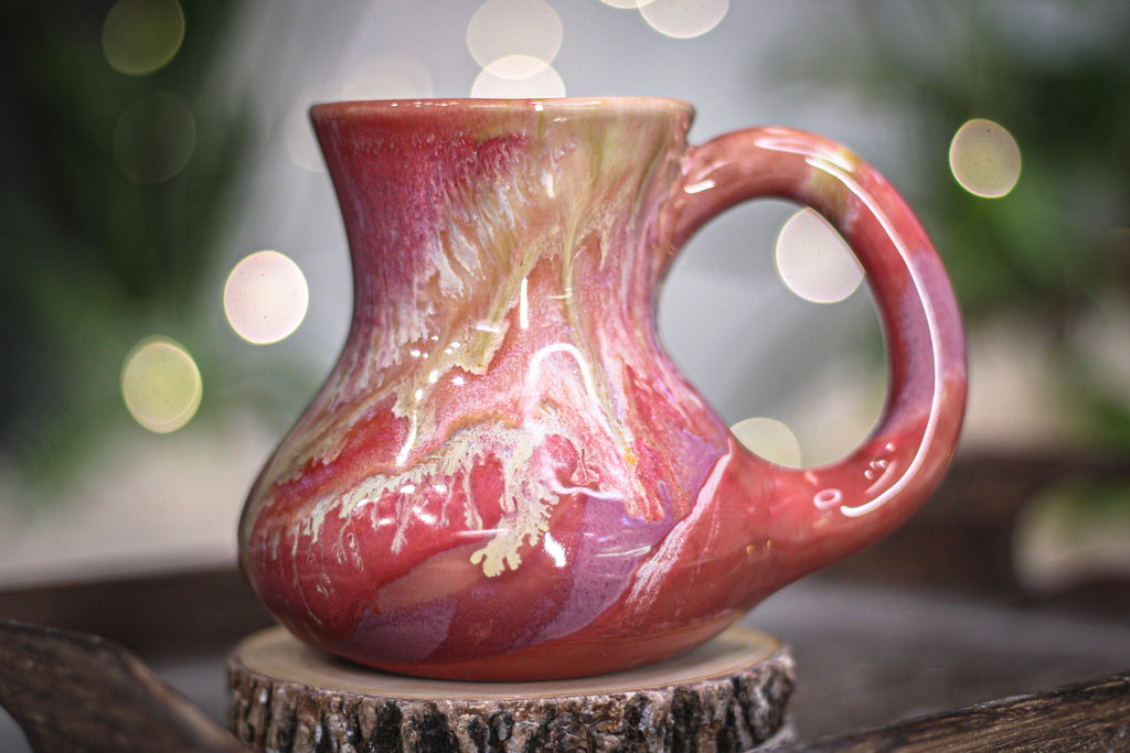 06-E Pink EXPERIMENT Barely Flared Mug, 14 oz.