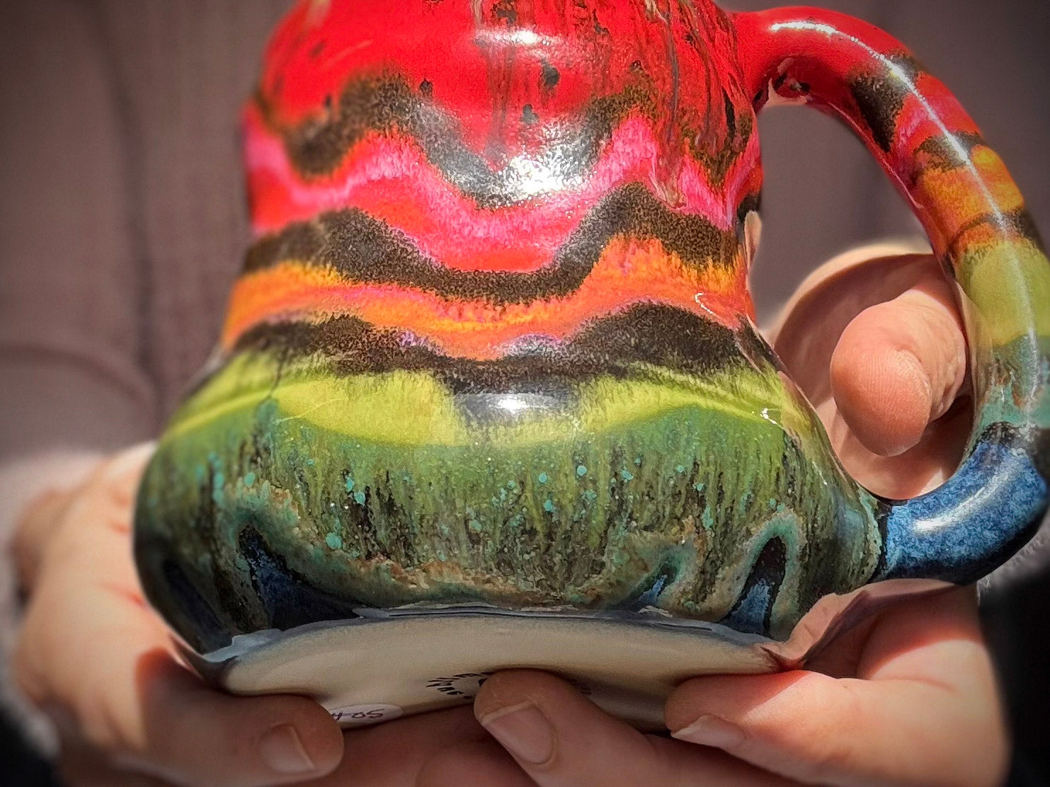 05-A Rainbow Family Variation Cuddle Mug - TOP SHELF, 23 oz.