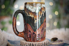 05-A Desert Oasis Textured Stein Mug - TOP SHELF, 21 oz.