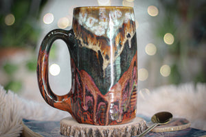 05-A Desert Oasis Textured Stein Mug - TOP SHELF, 21 oz.