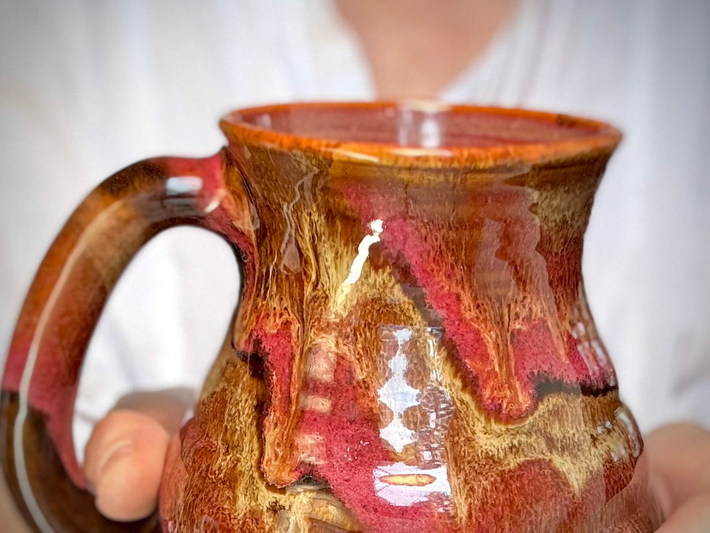 05-D Molten Grotto Textured Flared Mug, 21 oz.
