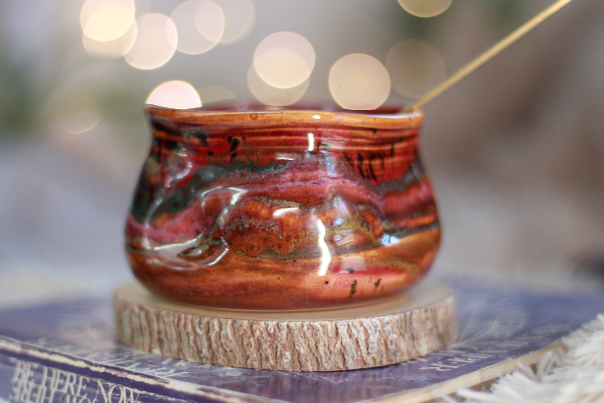 07-TESTER Textured Divot Sipping Bowl, 9 oz.