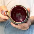 05-C Midnight Rainbow Gourd Mug, TOP SHELF - 24 oz.