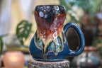 05-B Starry Night Acorn Gourd Mug - TOP SHELF MISFIT, 26 oz.