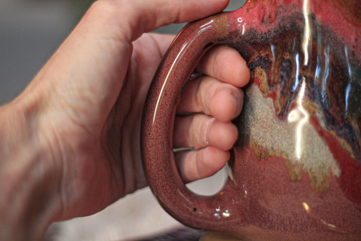 03-E Earthy Mauve 'FLOW' PROTOTYPE  Mug, 22 oz.