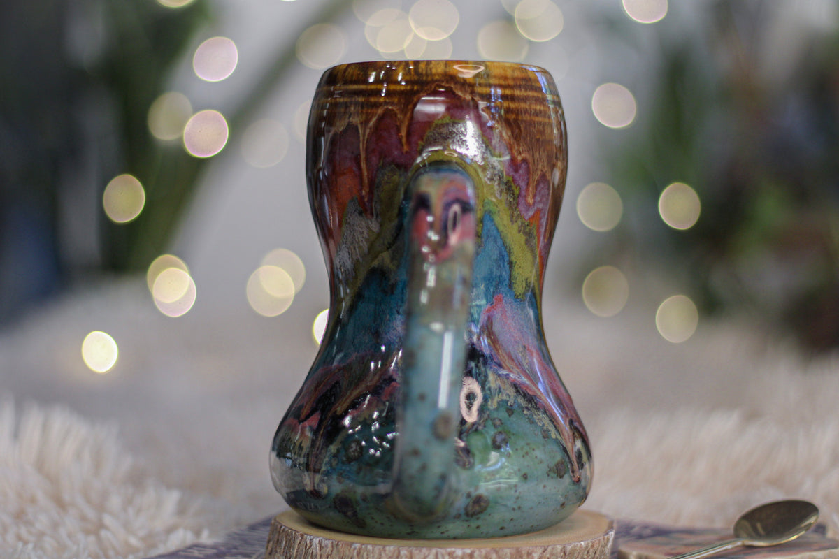 05-B Magenta Haze Textured Gourd Mug - TOP SHELF, 22 oz.