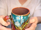 05-B Rainbow Valley Textured Stein Mug, 22 oz.