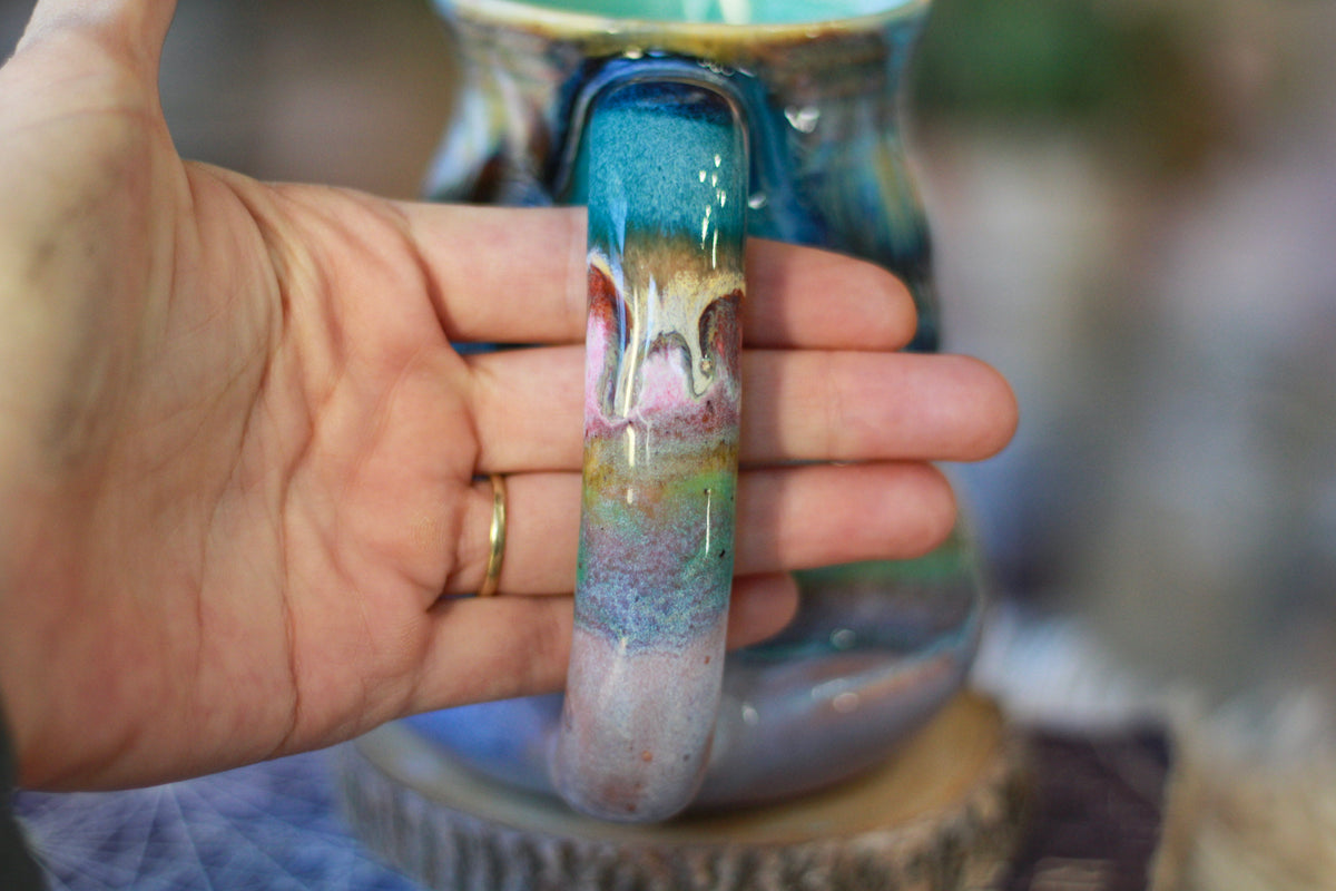 05-C Pastel 'FLOW' Cuddle Mug, 19 oz. (This listing is for one mug)