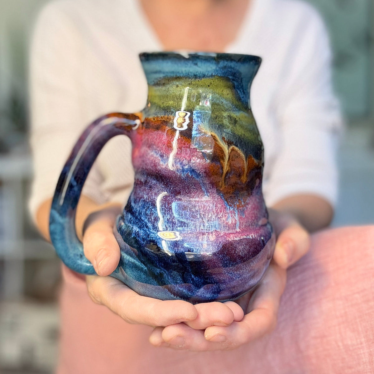 05-C Midnight Rainbow Cuddle Mug, TOP SHELF - 26 oz.