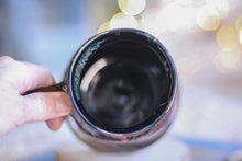 Load image into Gallery viewer, 04-D Scarlet Grotto Variation Barely Flared Textured Divot Mug - TOP SHELF MISFIT, 22 oz.