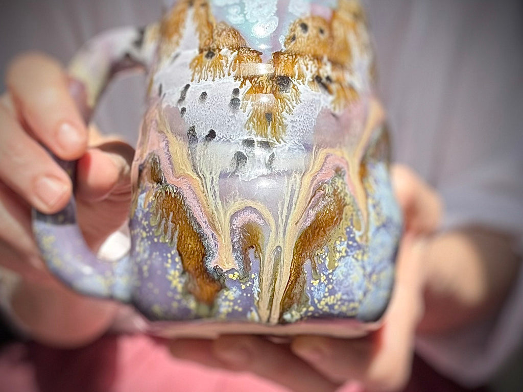 05-C Lavender Fields Swirly Mug - TOP SHELF MISFIT, 24 oz.