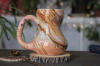 06-C Soft Earth Series PROTOTYPE Gourd Mug - ODDBALL, 16 oz. - 15% off