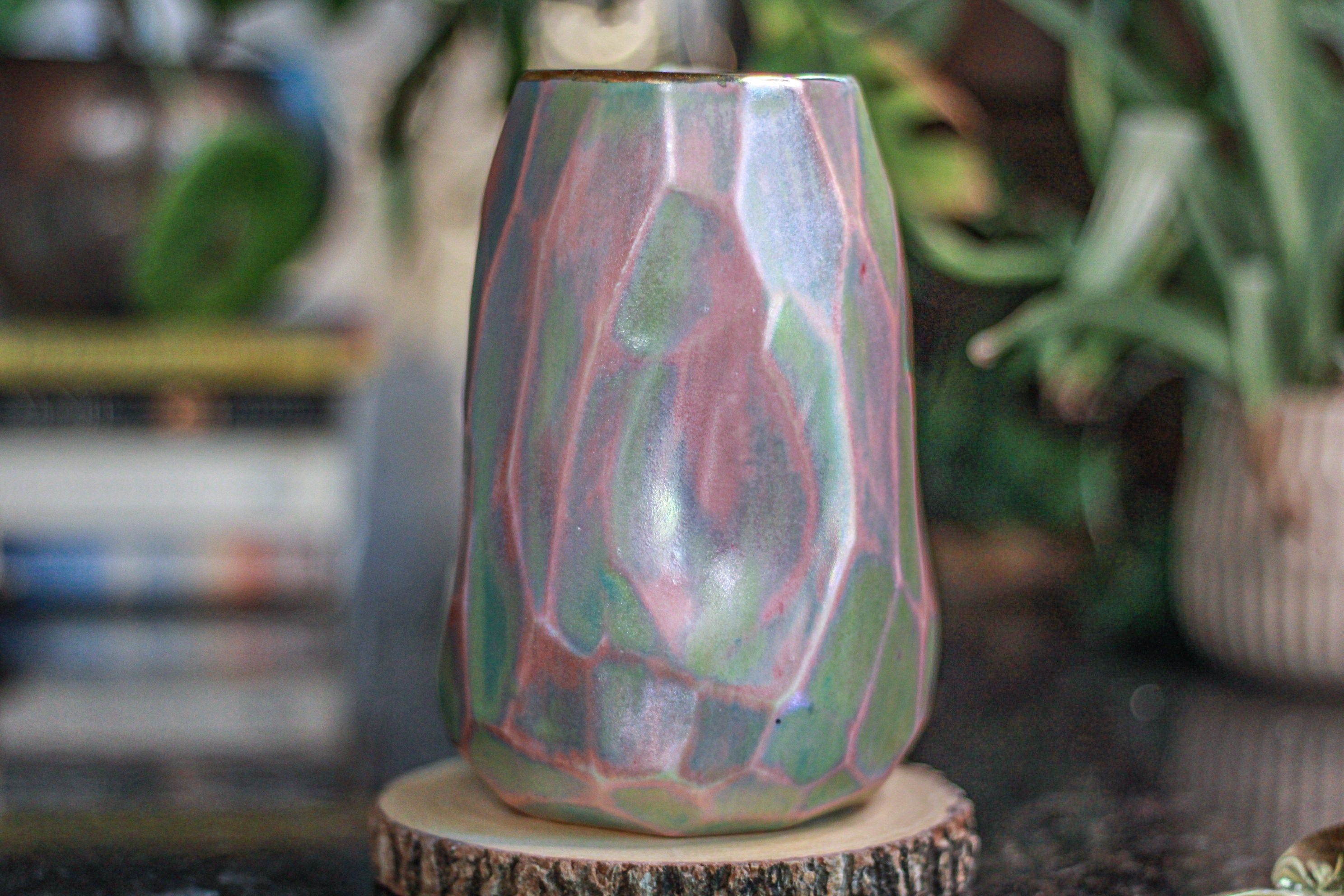 02-C PROTOTYPE Crystal Divot Bedside Pitcher, 22 oz.