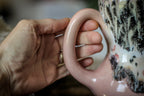 01-D Granny's Lace Gourd Mug, 18 oz.